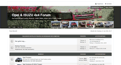 Desktop Screenshot of forum.opel4x4.de