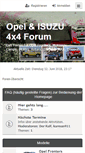 Mobile Screenshot of forum.opel4x4.de